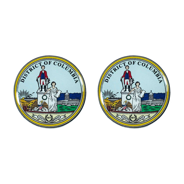 Manschettenknöpfe - Wappen des District of Columbia - USA