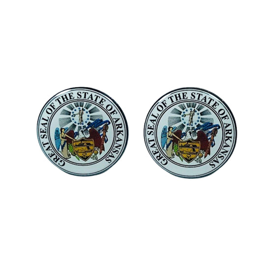 Cufflinks - Arkansas State Shield - USA