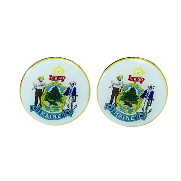 Gemelos - Escudo Estado Maine - USA