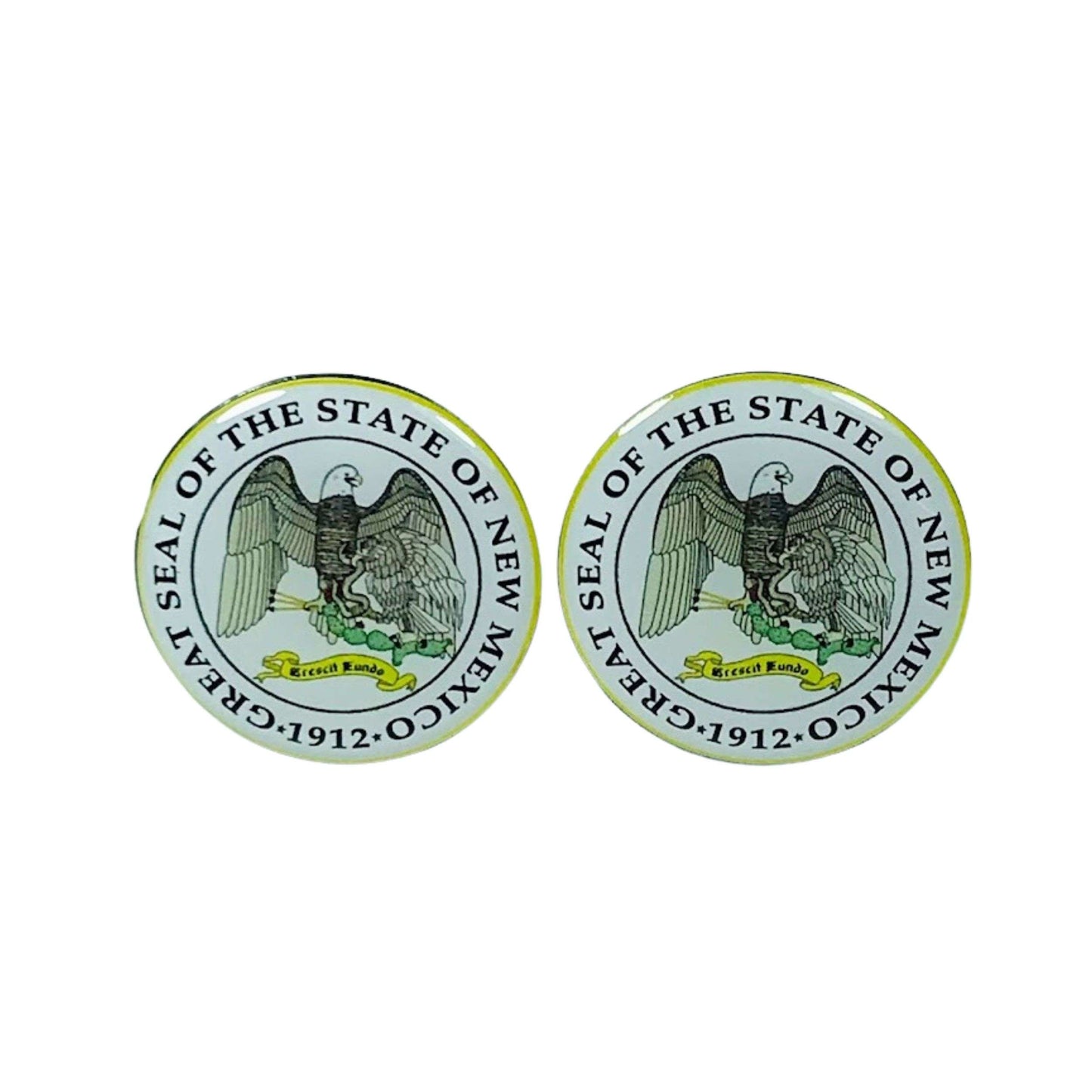 Cufflinks - New Mexico State Shield - USA