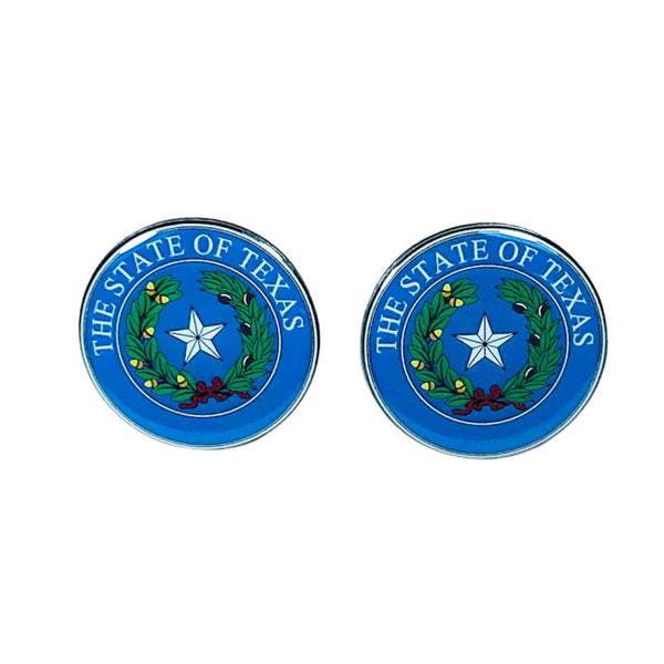 Manschettenknöpfe – Staatswappen von Texas – USA