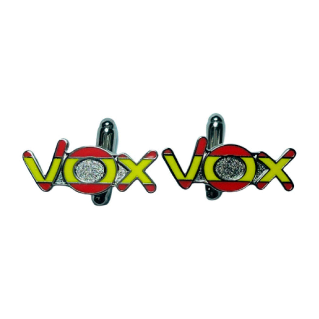 スペイン国旗付きVox政党カフスボタン
