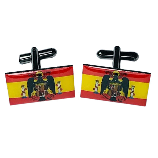 Cufflinks - Franco Spain Flag