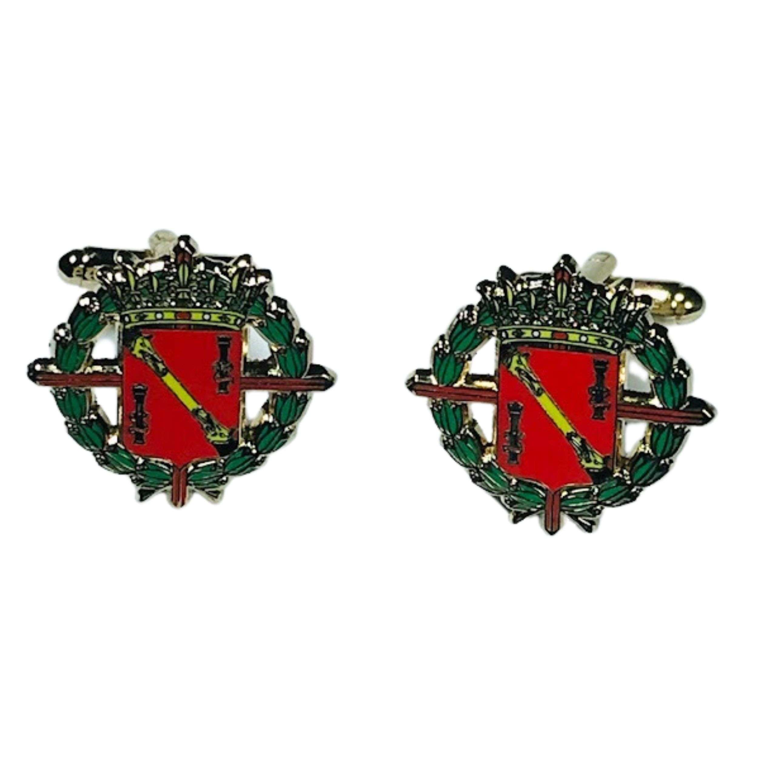 Cufflinks - Flag of Francisco Franco - Spain