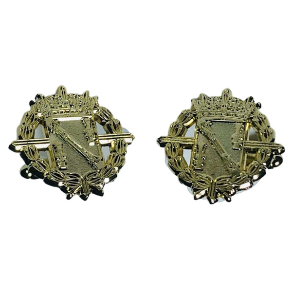 Gemelos Color Oro - Escudo de Francisco Franco - España