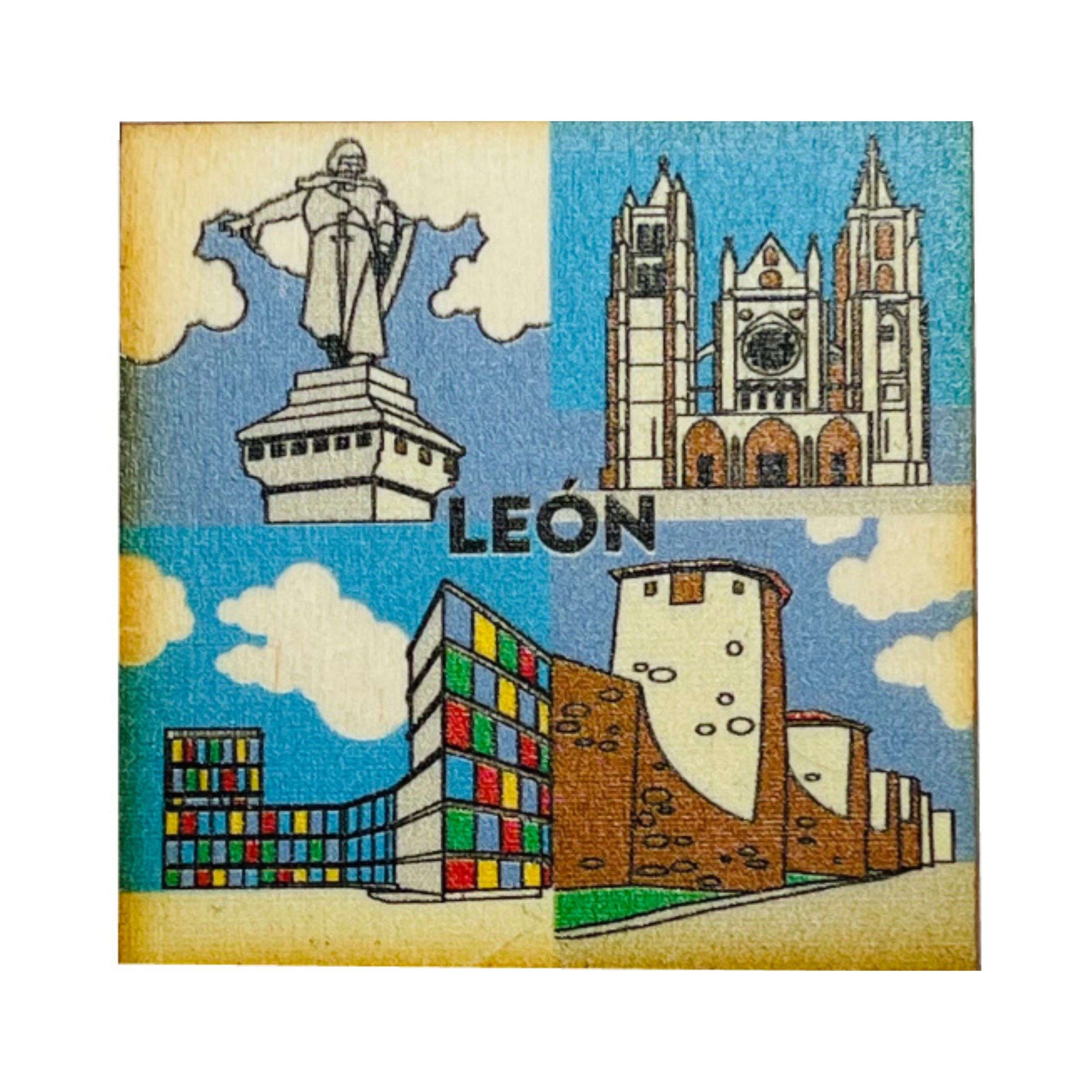 Iman De Madera Leon Basilica Religion Asturias