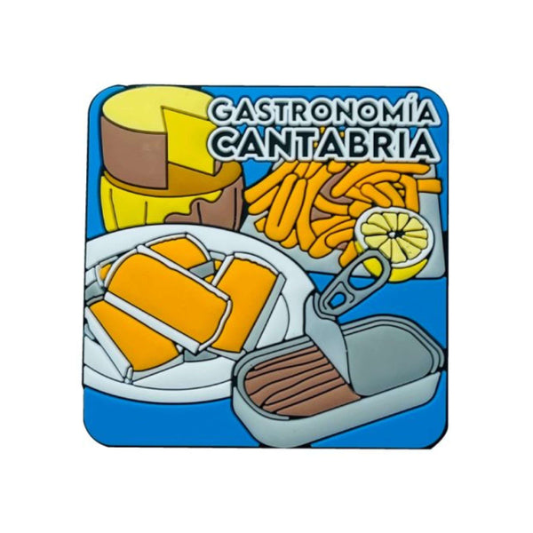 PVC Magnet - Anchovies Rabas Cheese Sobaos Gastronomia Cantabria – M119