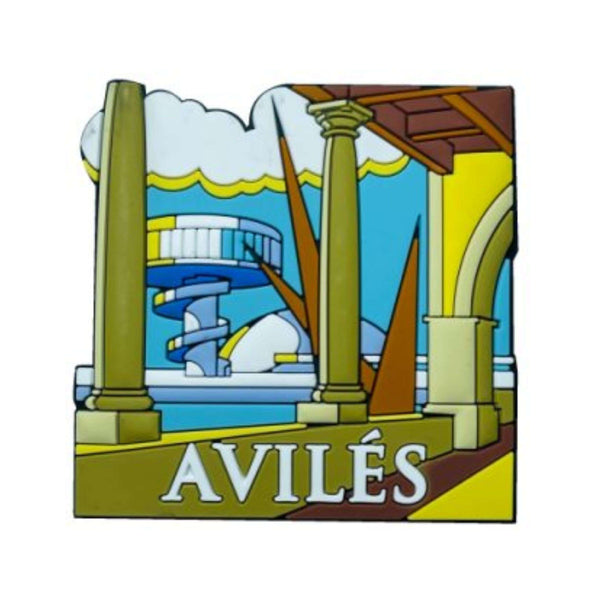 Pvc Magnet - Aviles Niemeyer Asturias – M082