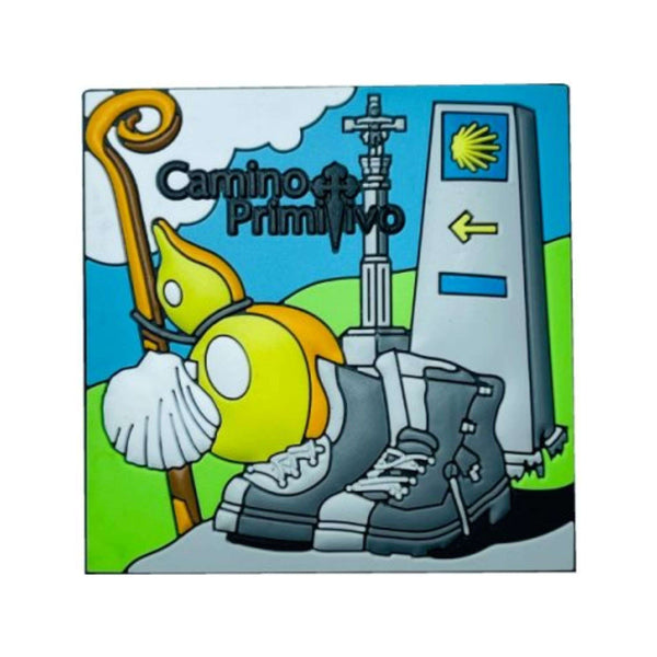 PVC Magnet - Primitive Way Tourism Spain – M112