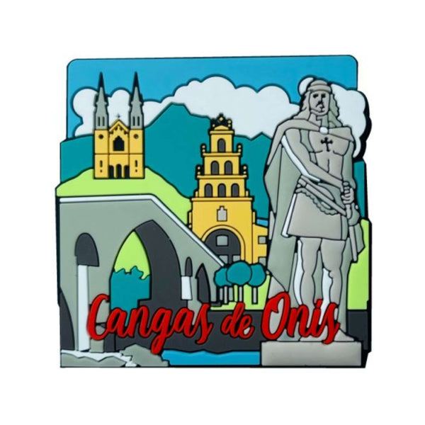 PVC Magnet - Cangas de Onis Rey Don Pelayo Asturias – M089