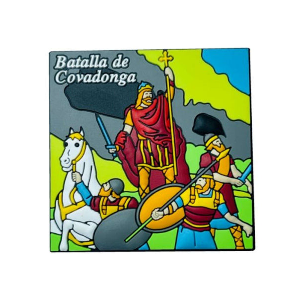 PVC Magnet - King Don Pelayo Battle of Covadonga Asturias – M093