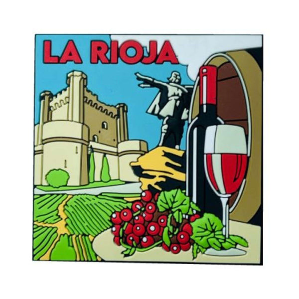 PVC Magnet - Vineyards La Rioja Spain – M124