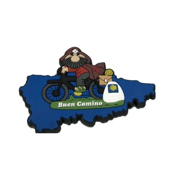 Pvc Magnet – Camino Santiago Bike Map Asturias – Ma015