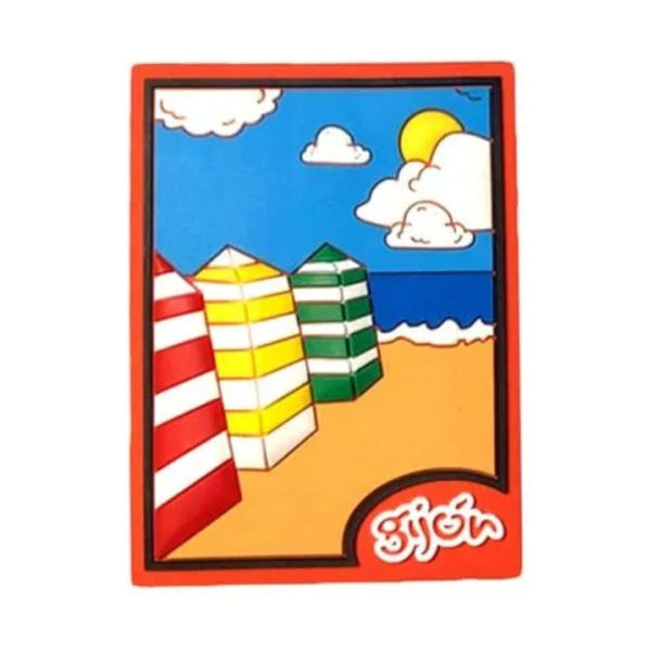 PVC Magnet – San Lorenzo Beach Huts Gijon – M039-1