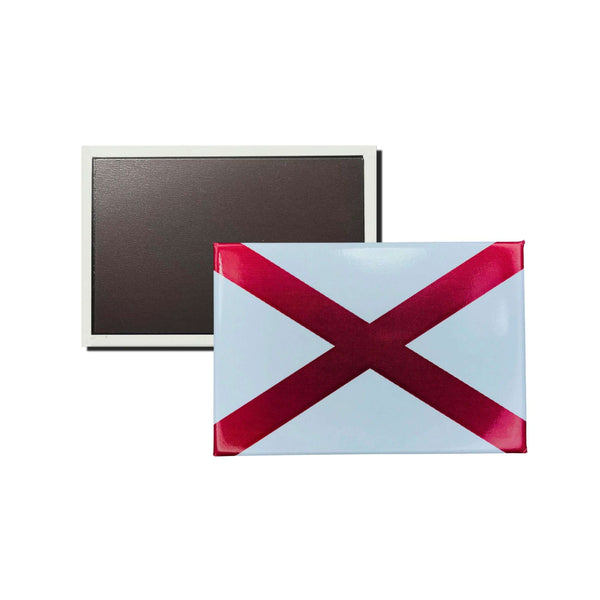 Imán Horizontal - Bandera Estado Alabama - USA