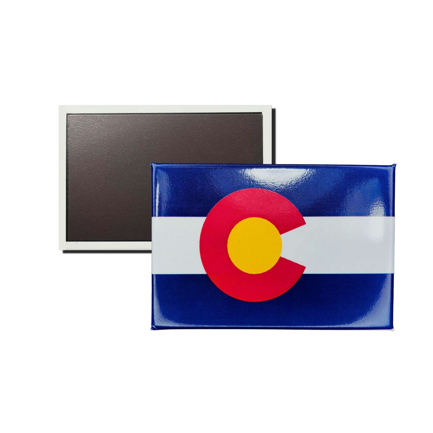 Iman Rectangular Horizontal Bandera Estado Colorado Usa