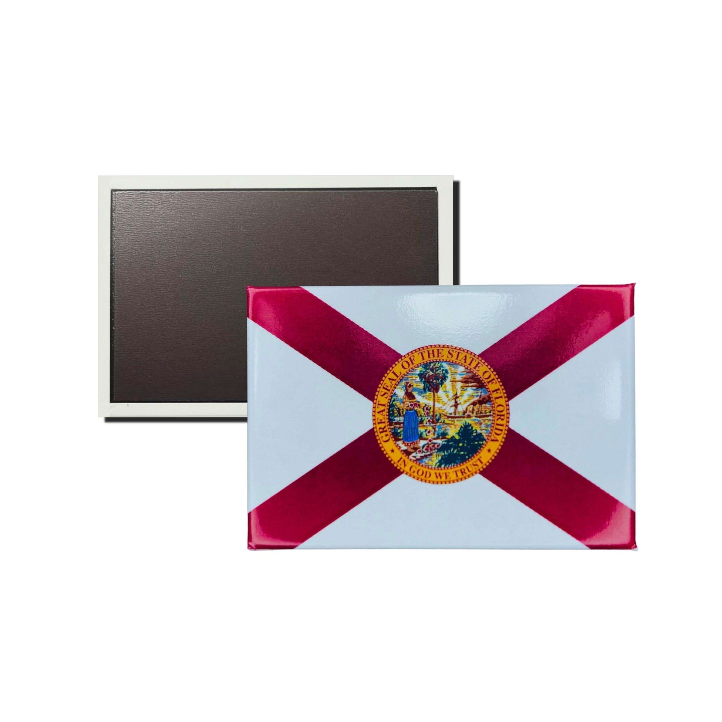 Iman Rectangular Horizontal Bandera Estado Florida Usa