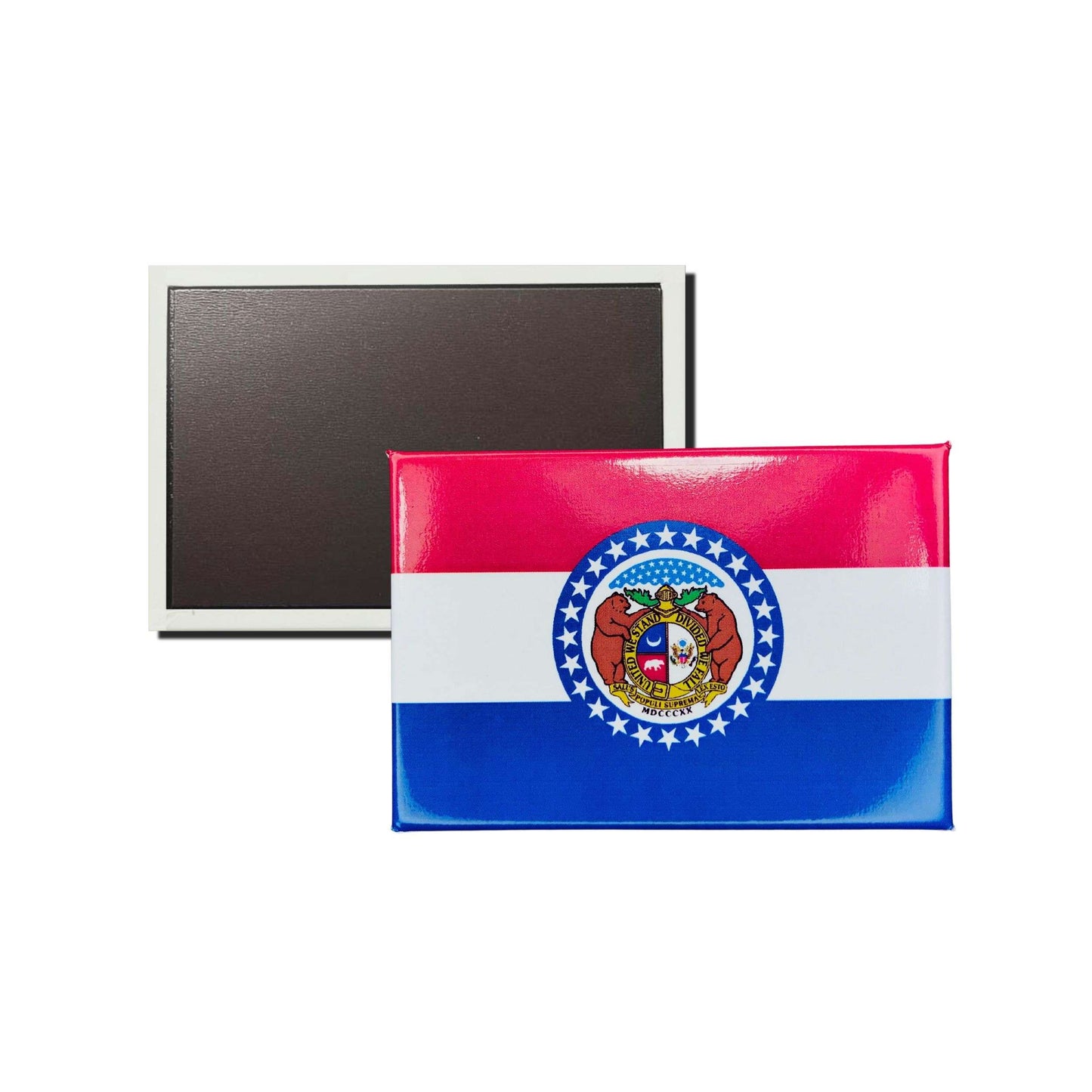 Iman Rectangular Horizontal Bandera Estado Missouri Usa