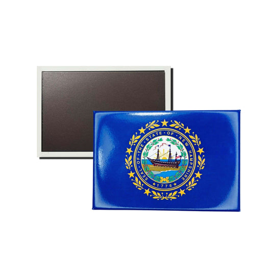 Iman Rectangular Horizontal Bandera Estado New Hampshire Usa