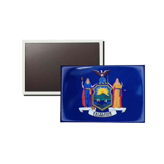 Iman Rectangular Horizontal Bandera Estado New York Usa