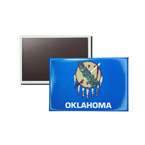 Imán Horizontal - Bandera Estado Oklahoma - USA