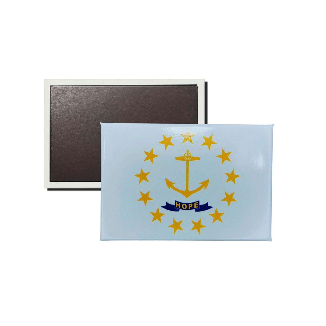 Imán Horizontal - Bandera Estado Rhode Island - USA