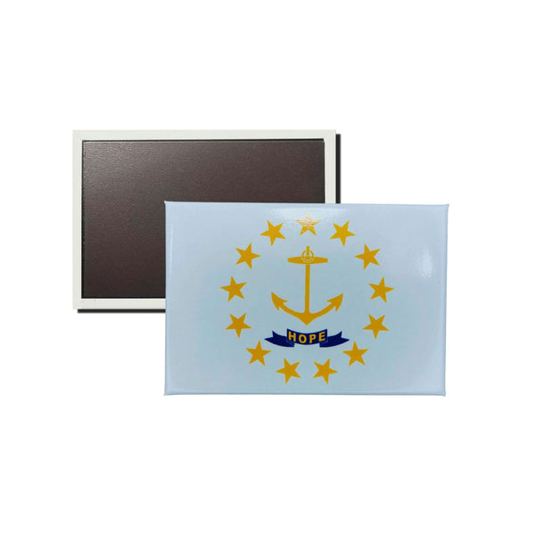 Imán Horizontal - Bandera Estado Rhode Island - USA