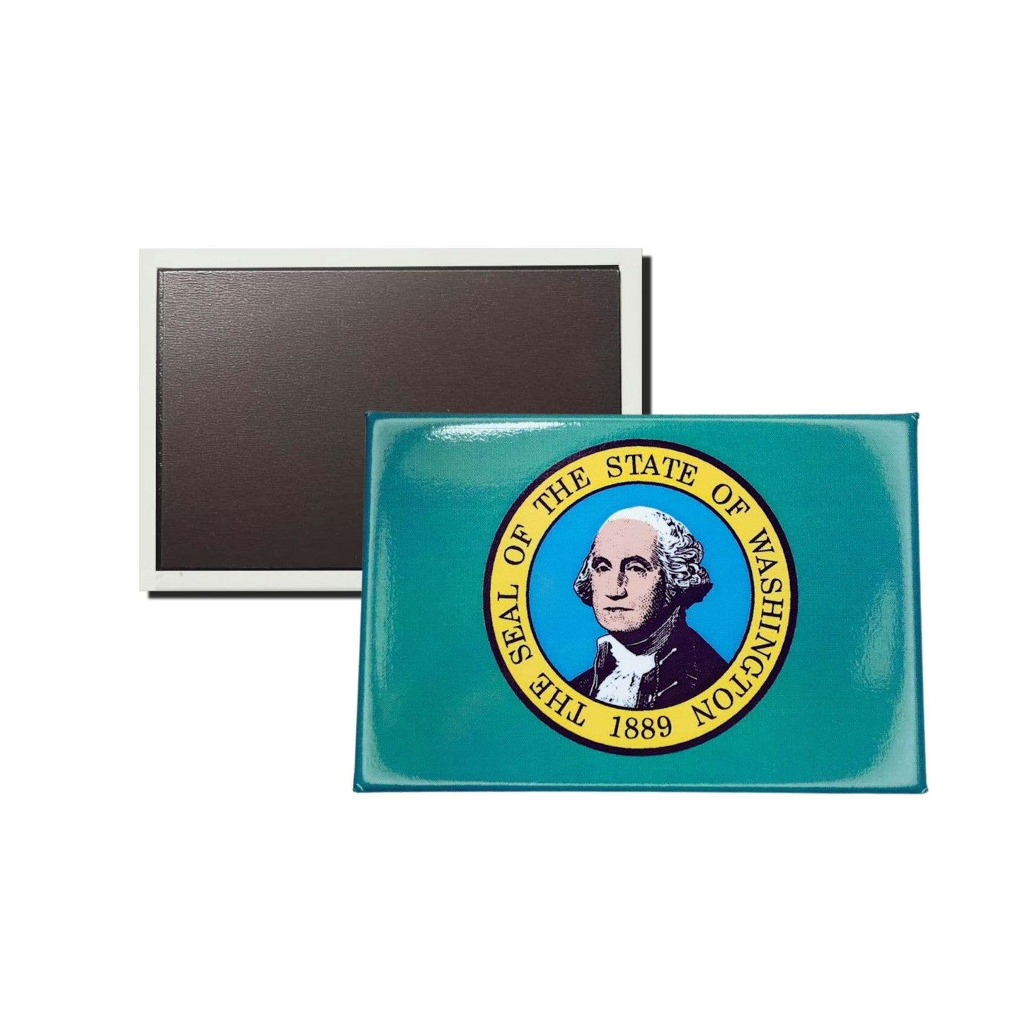 Iman Rectangular Horizontal Bandera Estado Washington Usa