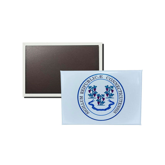 Iman Rectangular Horizontal Escudo Estado Connecticut Usa