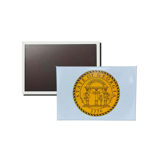 Iman Rectangular Horizontal Escudo Estado Georgia Usa