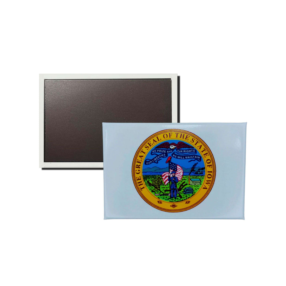 Íman Horizontal - Escudo do Estado de Iowa - EUA