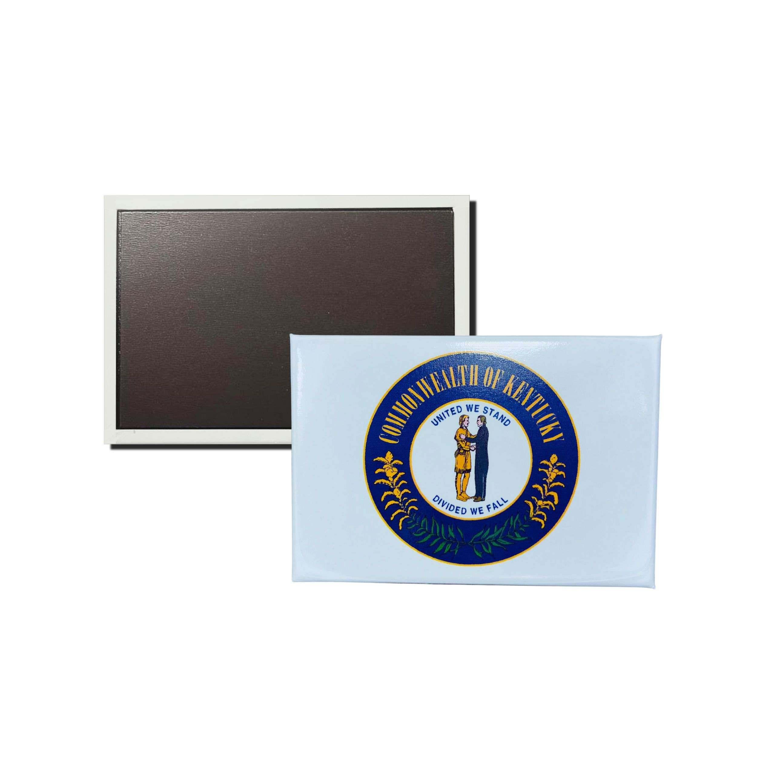 Iman Rectangular Horizontal Escudo Estado Kentucky Usa