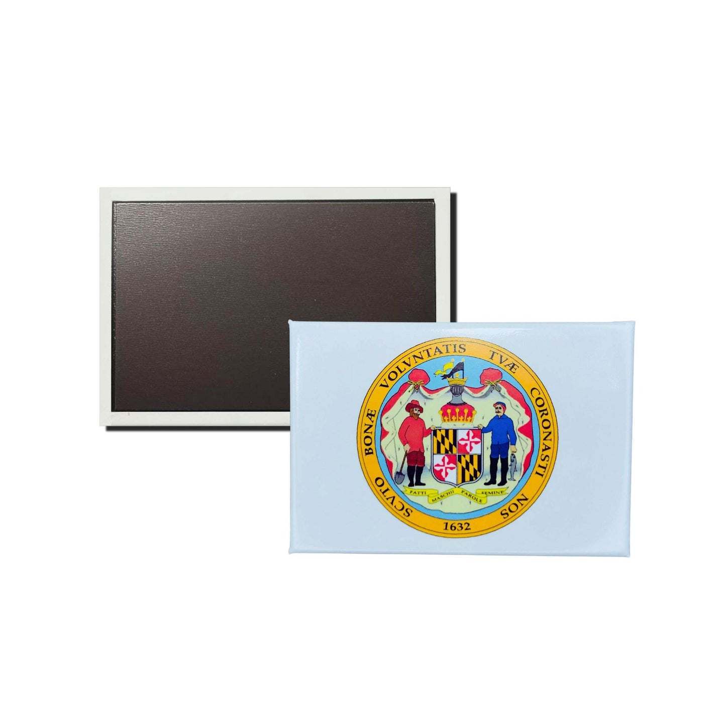 Iman Rectangular Horizontal Escudo Estado Maryland Usa