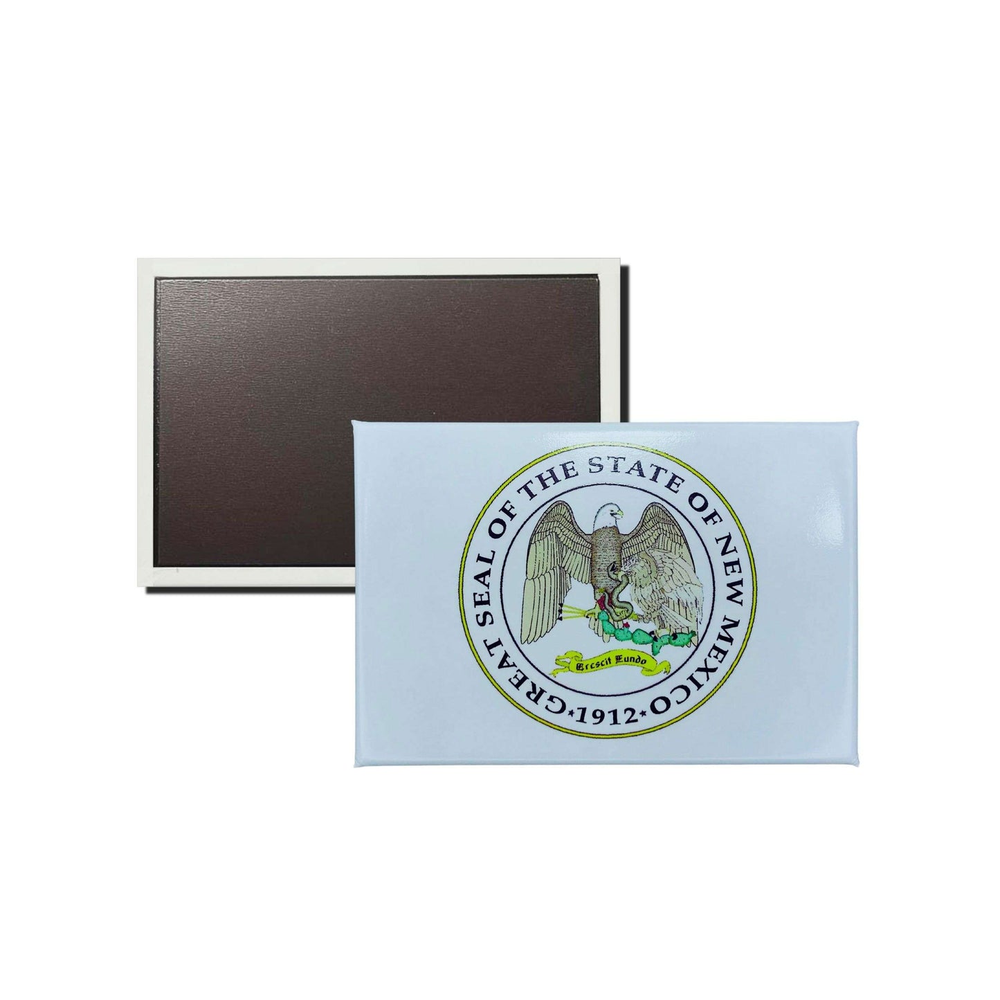 Iman Rectangular Horizontal Escudo Estado New Mexico Usa