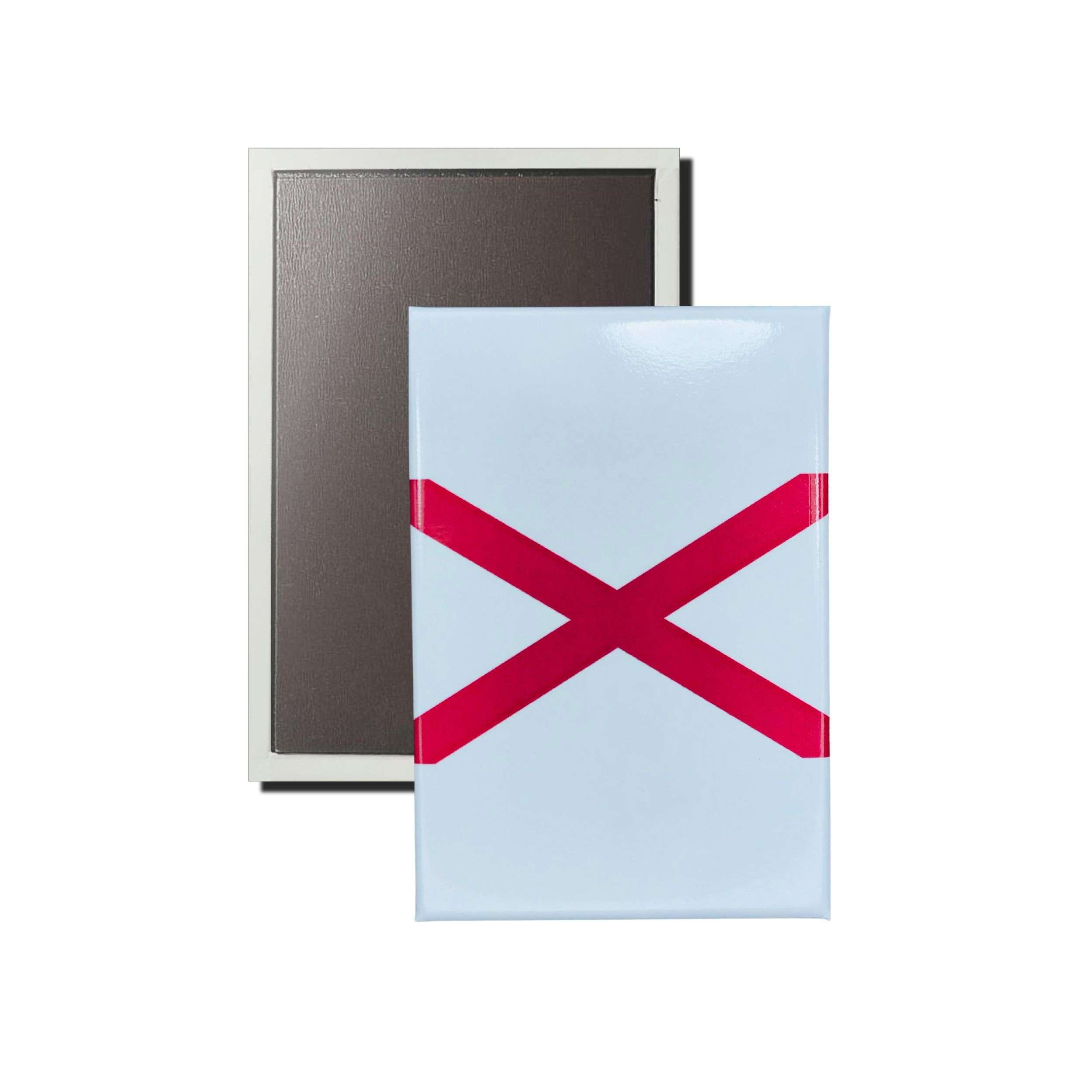 Iman Rectangular Vertical Bandera Estado Alabama Usa