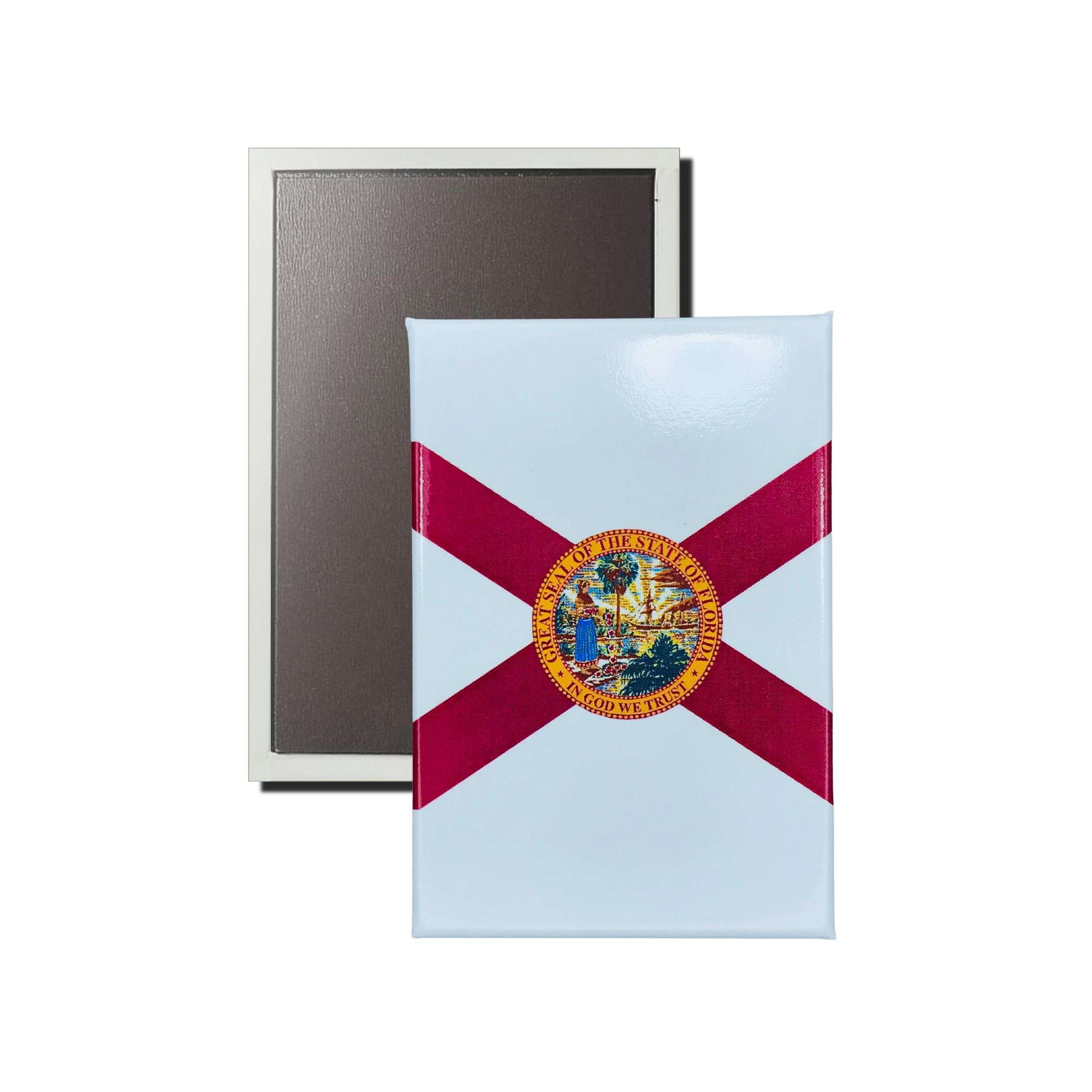 Iman Rectangular Vertical Bandera Estado Florida Usa