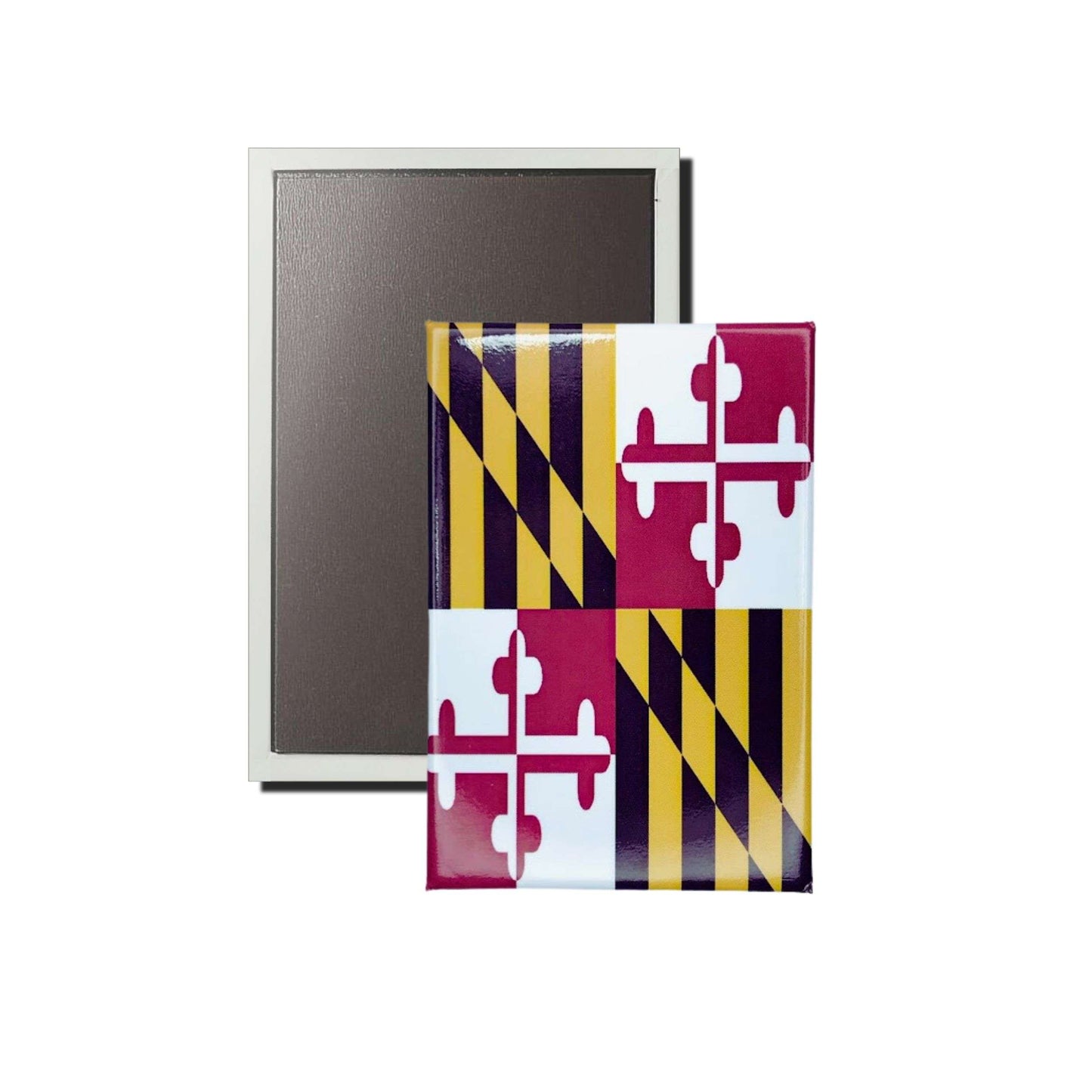 Iman Rectangular Vertical Bandera Estado Maryland Usa