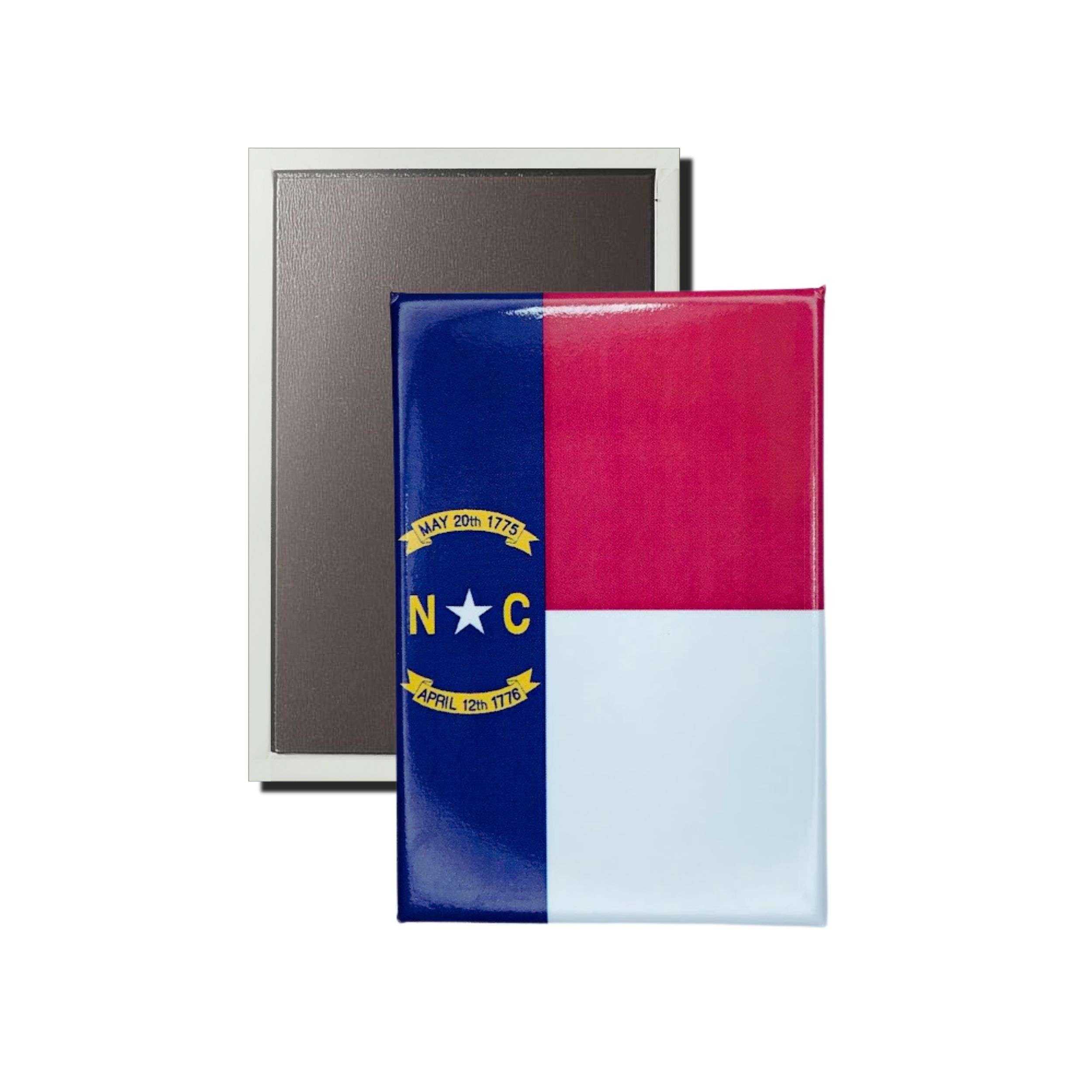 Iman Rectangular Vertical Bandera Estado North Carolina Usa