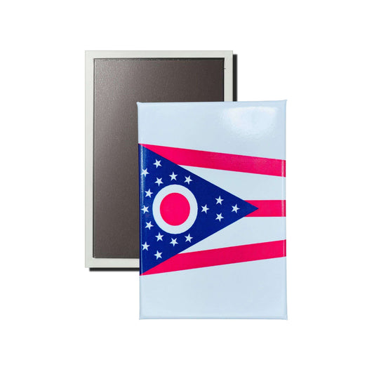 Iman Rectangular Vertical Bandera Estado Ohio Usa