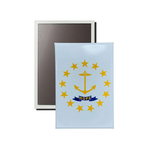 Iman Rectangular Vertical Bandera Estado Rhode Island Usa