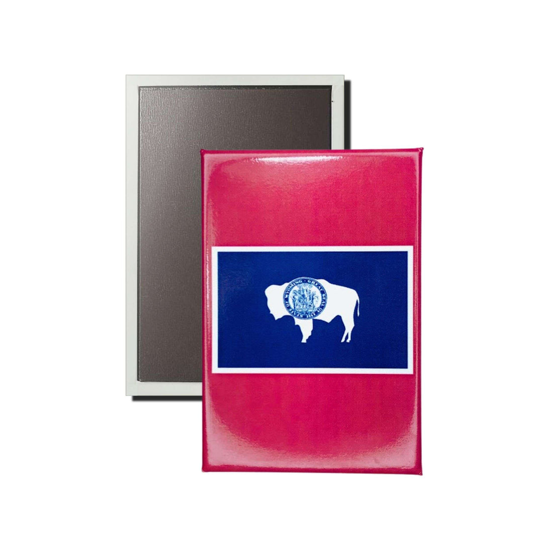 Íman Vertical - Bandeira do Estado do Wyoming - EUA