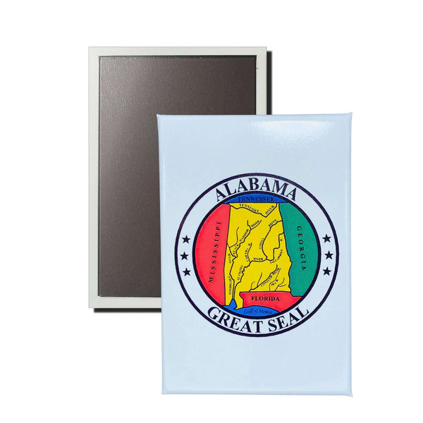 Vertikaler Magnet – Staatswappen von Alabama – USA