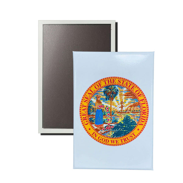 Vertikaler Magnet – Staatswappen von Florida – USA