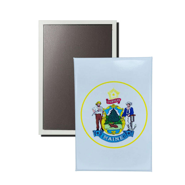Vertikaler Magnet – Wappen des US-Bundesstaates Maine