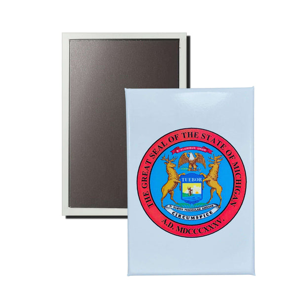 Vertikaler Magnet – Wappen des US-Bundesstaates Michigan