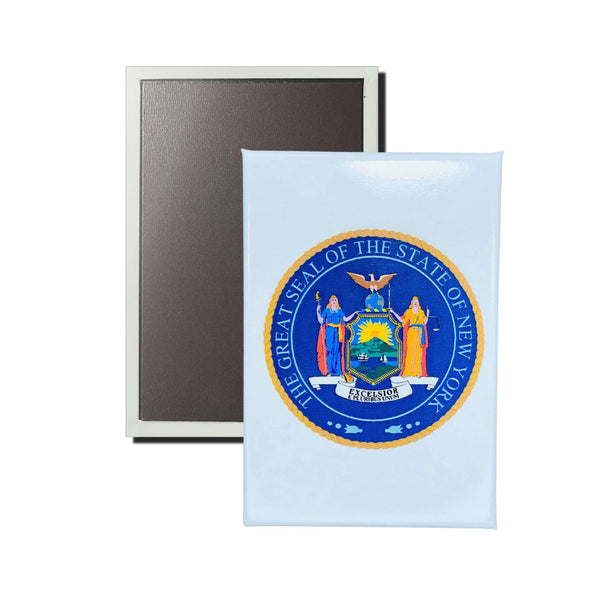 Vertikaler Magnet – Wappen des US-Bundesstaates New York – USA