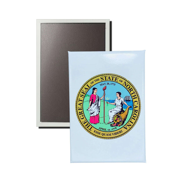 Vertikaler Magnet – Staatswappen von North Carolina – USA