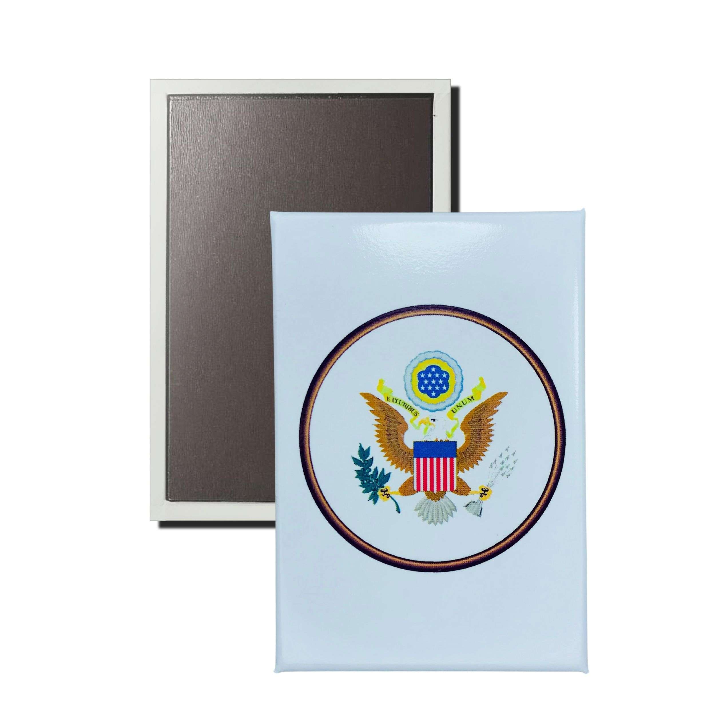 Iman Rectangular Vertical Escudo United States Usa