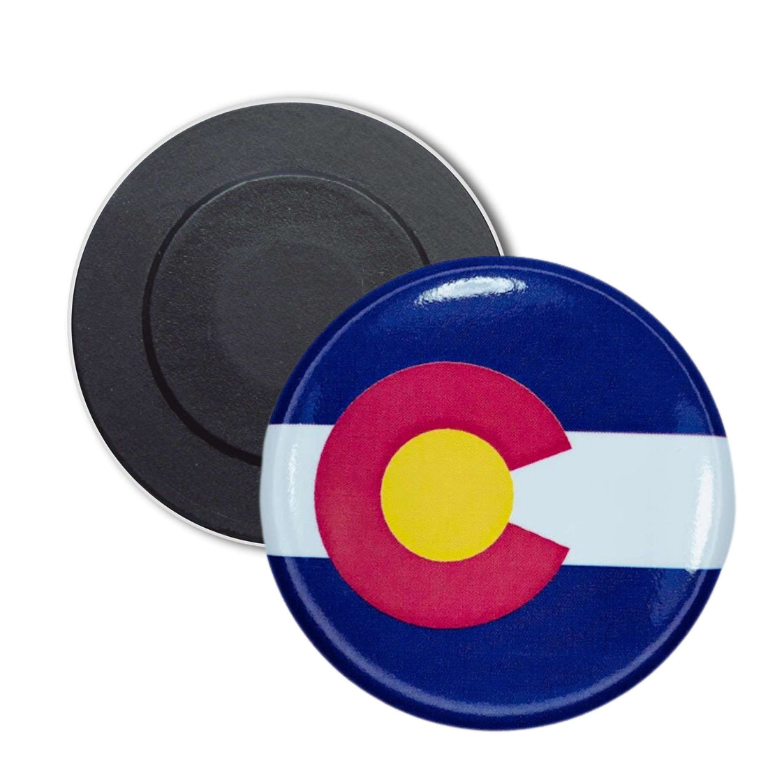 Runder Magnet – Flagge des US-Bundesstaates Colorado