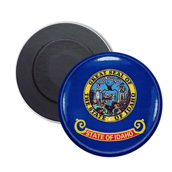 圆形磁铁 - 美国爱达荷州州旗